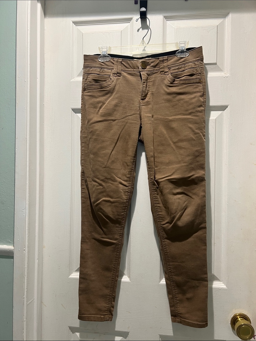 Democracy Tan Skinny Stretch Jeans